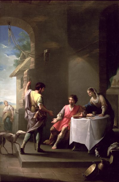 Esau sells his birthright to Jacob by Zacarias Gonzalez Velazquez